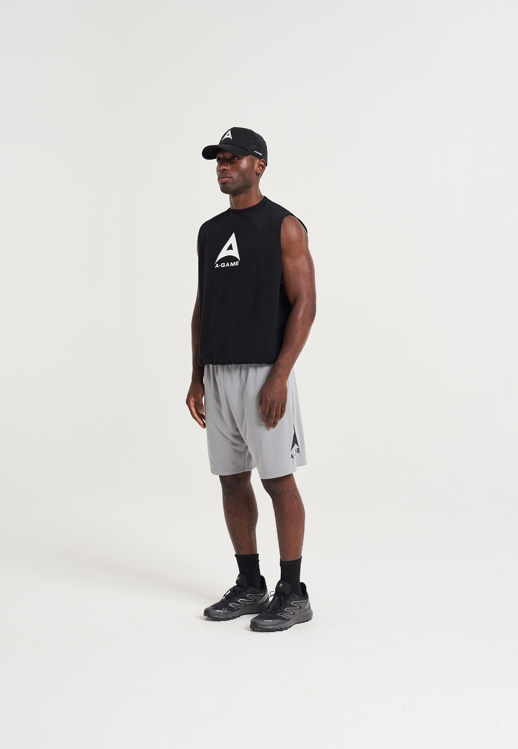 UNISEX A-GAME MESH TRAINING CAP - BLACK